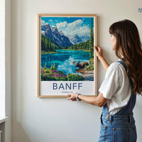 Banff National Park Poster - Alberta Wall Art