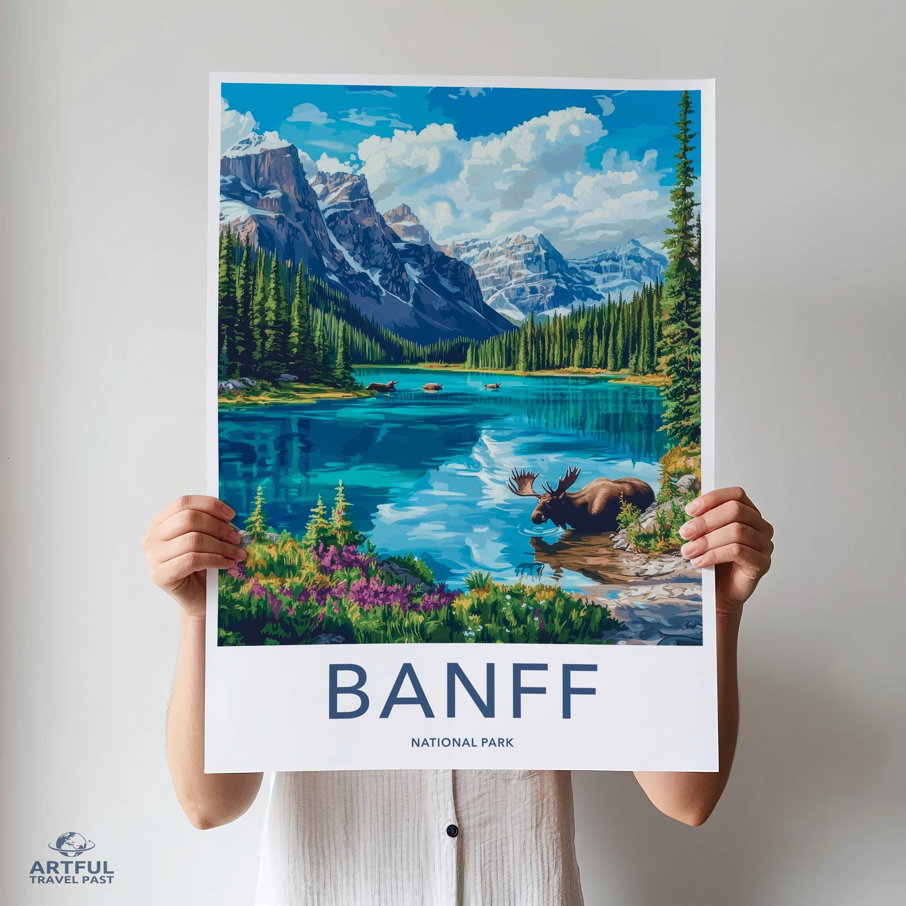 Banff National Park Poster | Alberta Wall Art