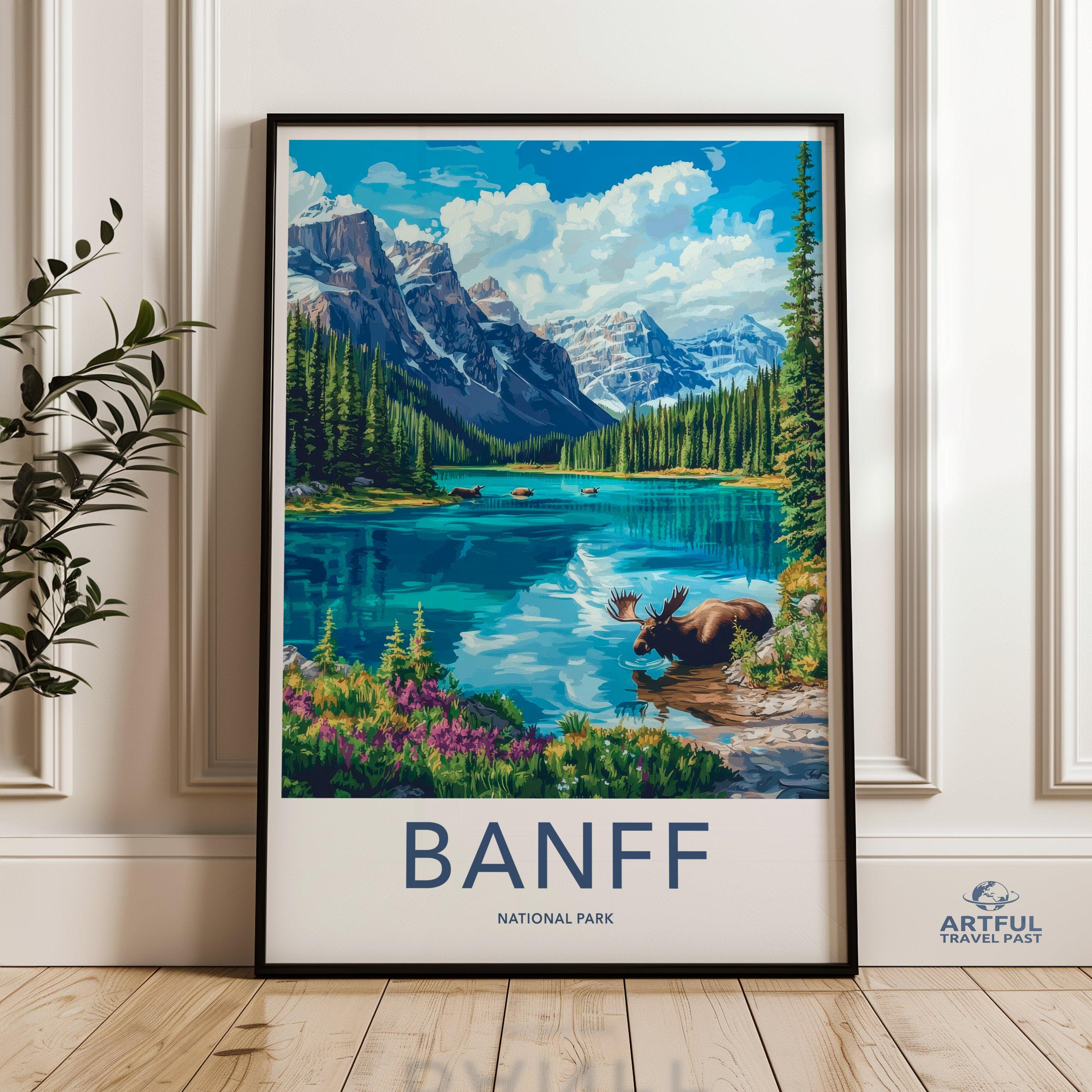 Banff National Park Poster | Alberta Wall Art