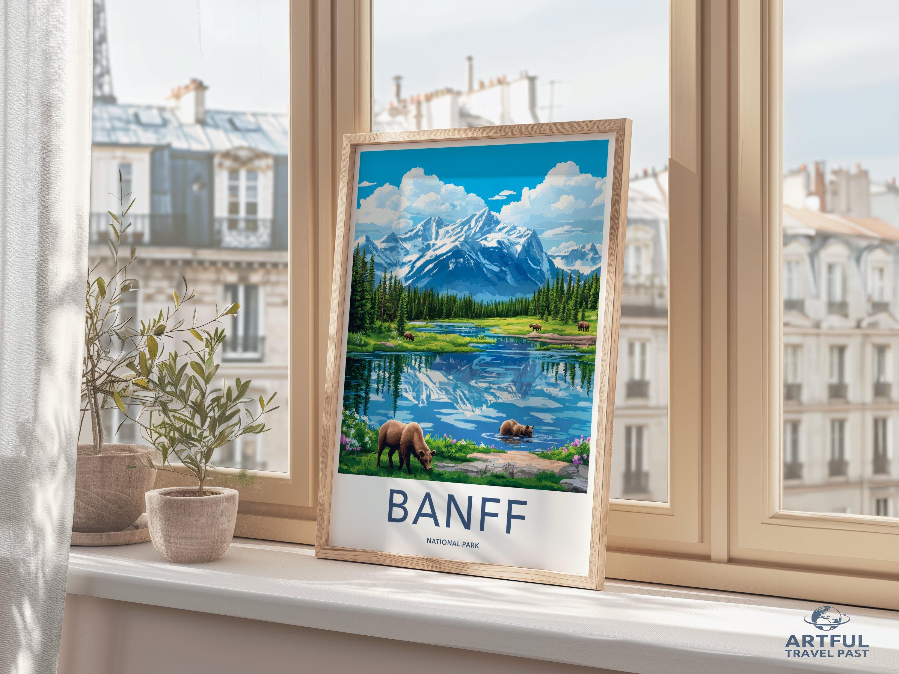 Banff National Park Poster | Alberta Wall Art