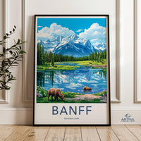 Banff National Park Poster | Alberta Wall Art