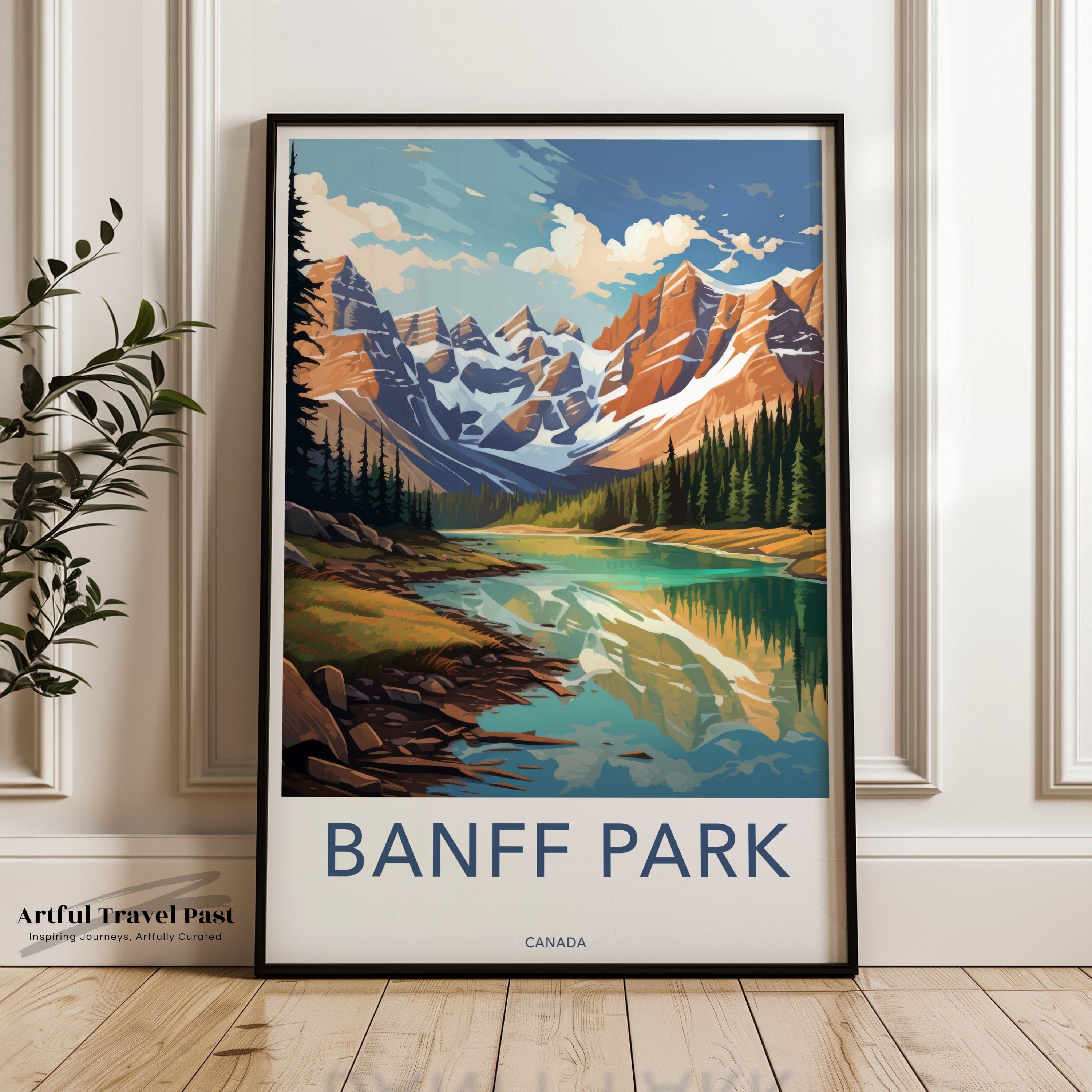 Banff National Park Poster | Alberta Wall Art | Canada Decor