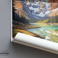 Banff National Park Poster | Alberta Wall Art | Canada Decor