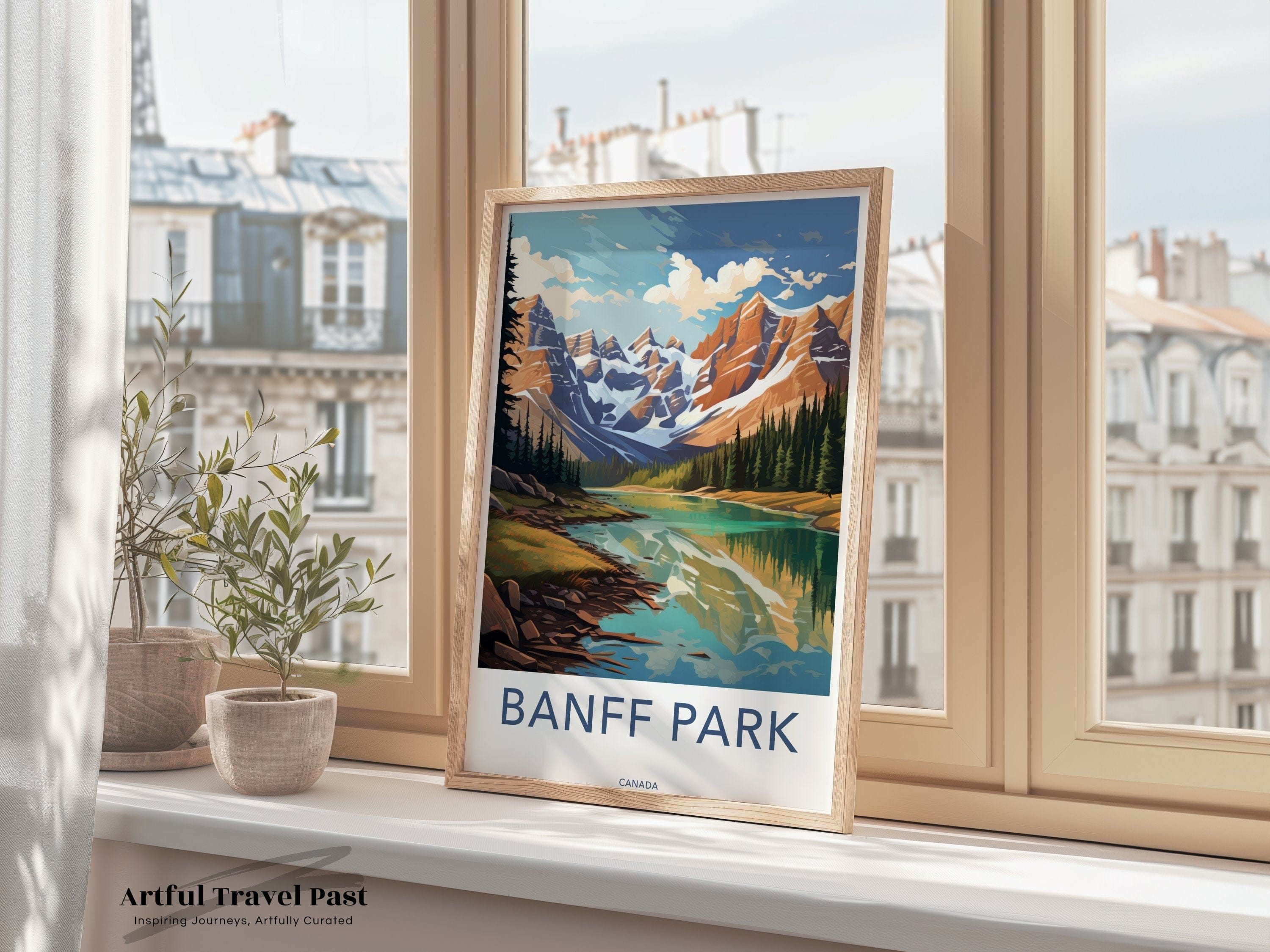 Banff National Park Poster | Alberta Wall Art | Canada Decor