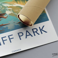 Banff National Park Poster | Alberta Wall Art | Canada Decor