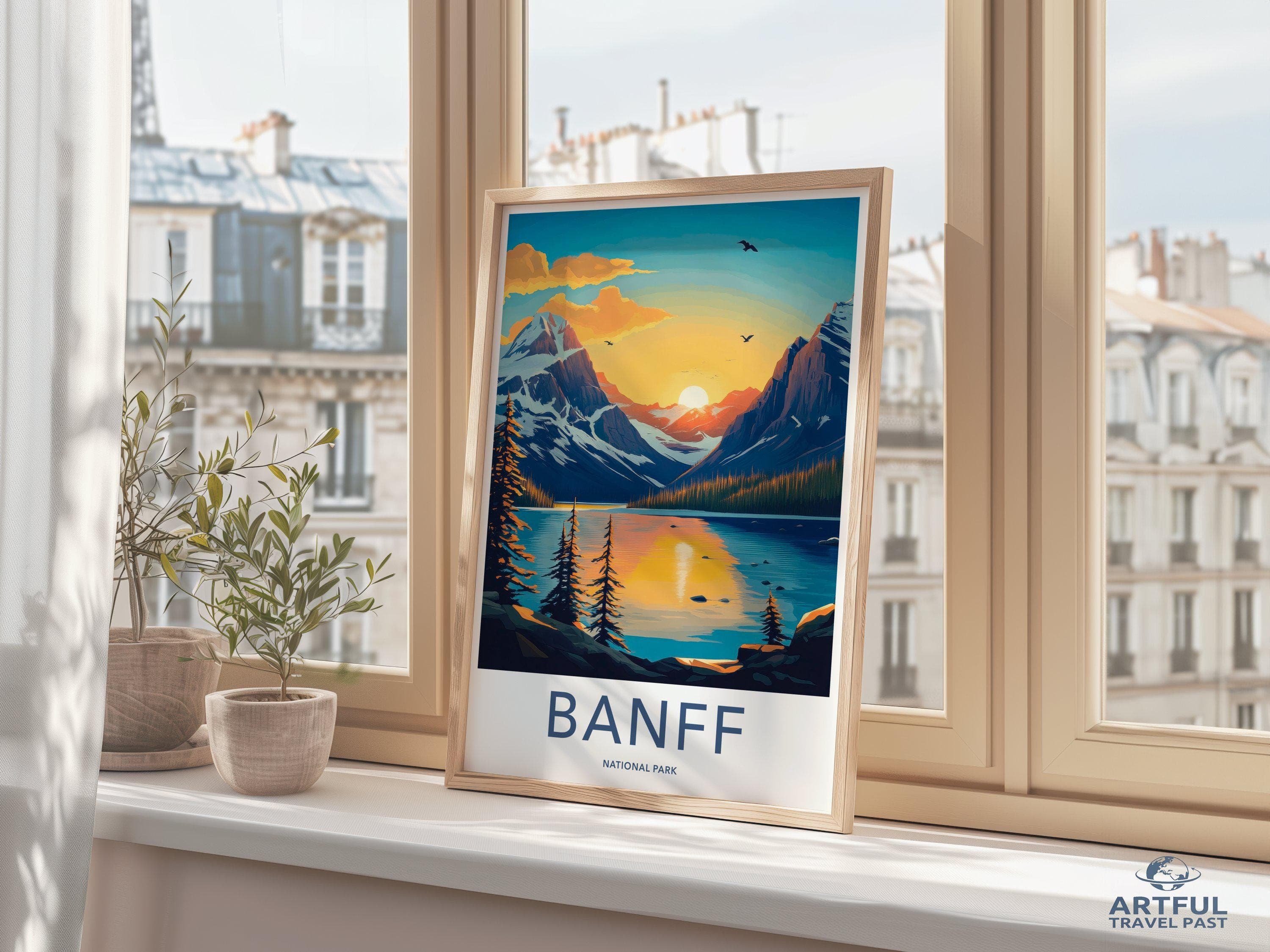 Banff National Park Poster | Canada Wall Art