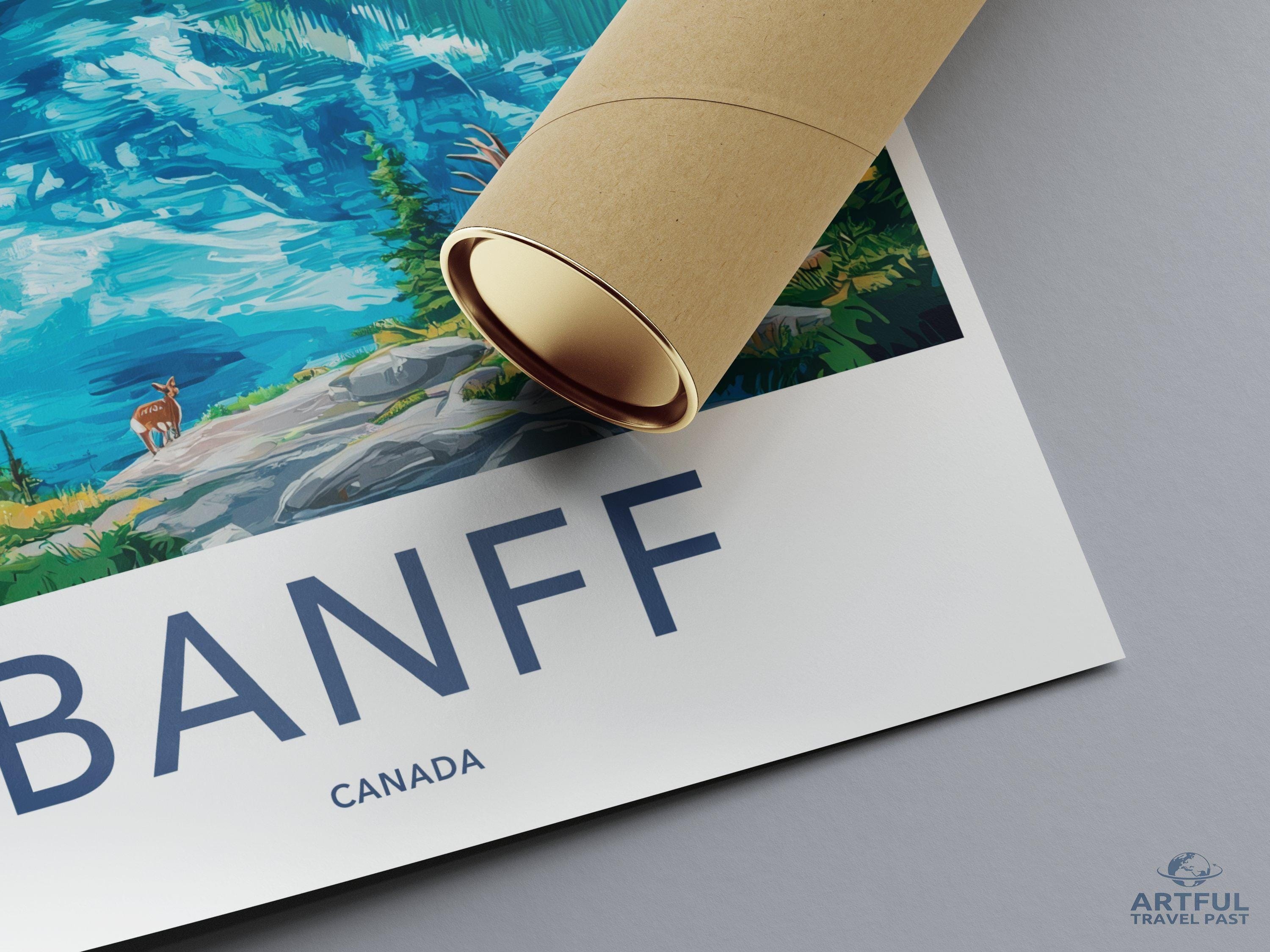 Banff National Park Poster | Canada Wall Art