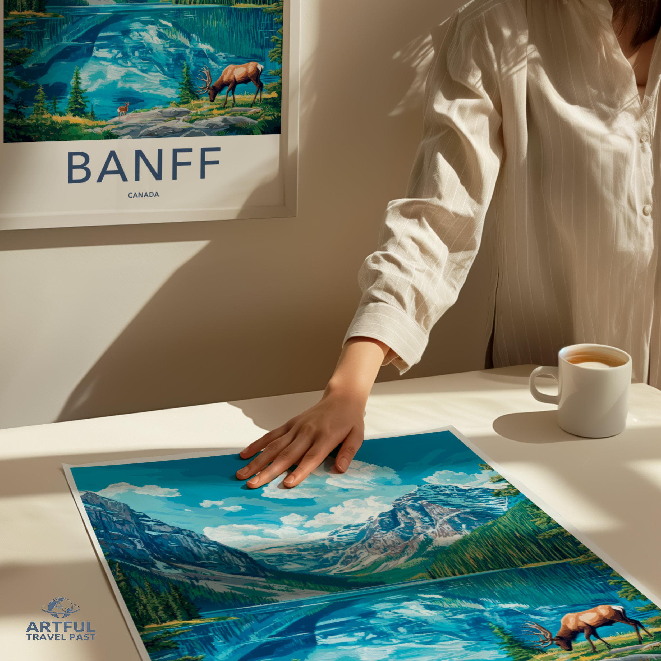 Banff National Park Poster | Canada Wall Art