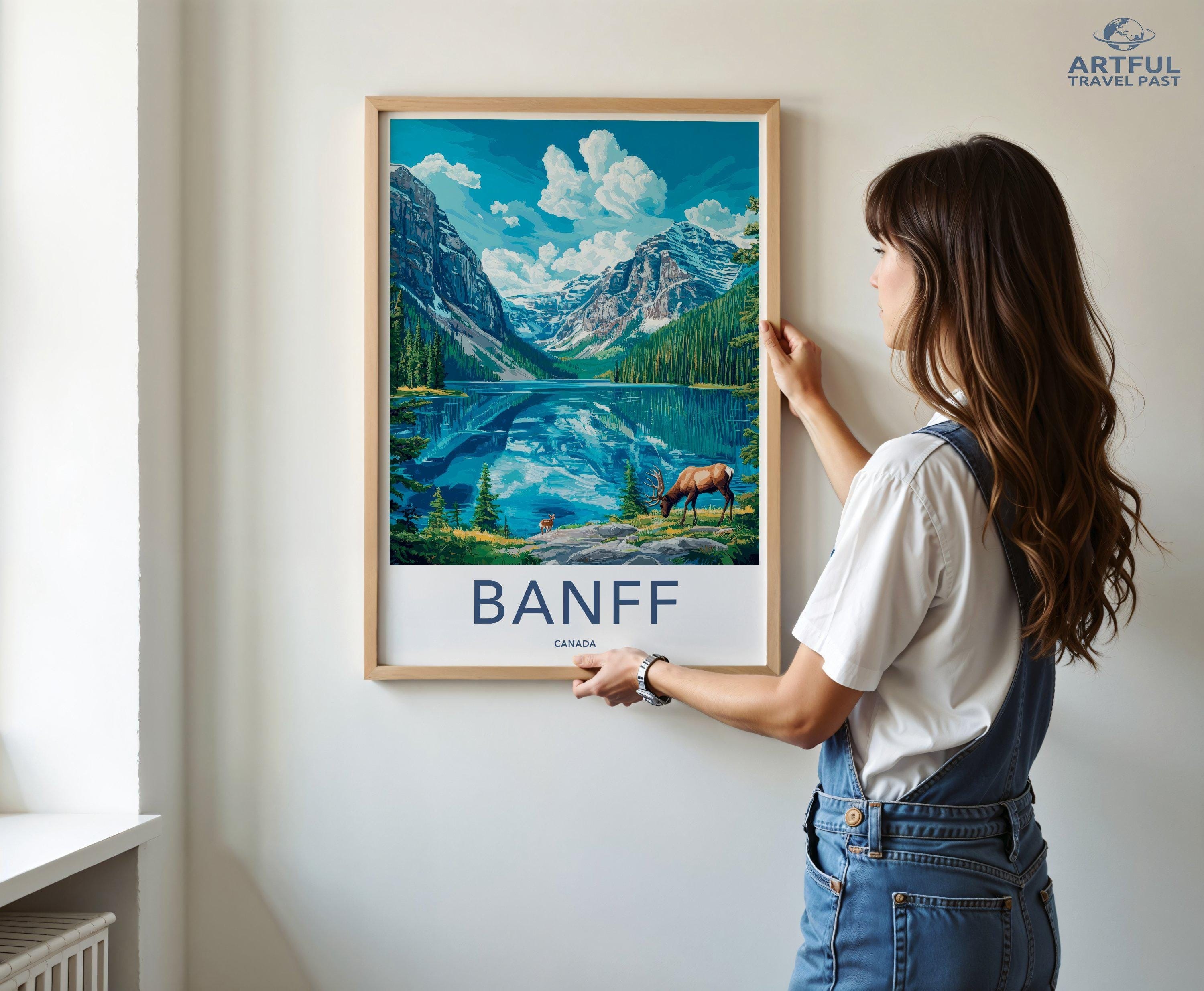 Banff National Park Poster | Canada Wall Art