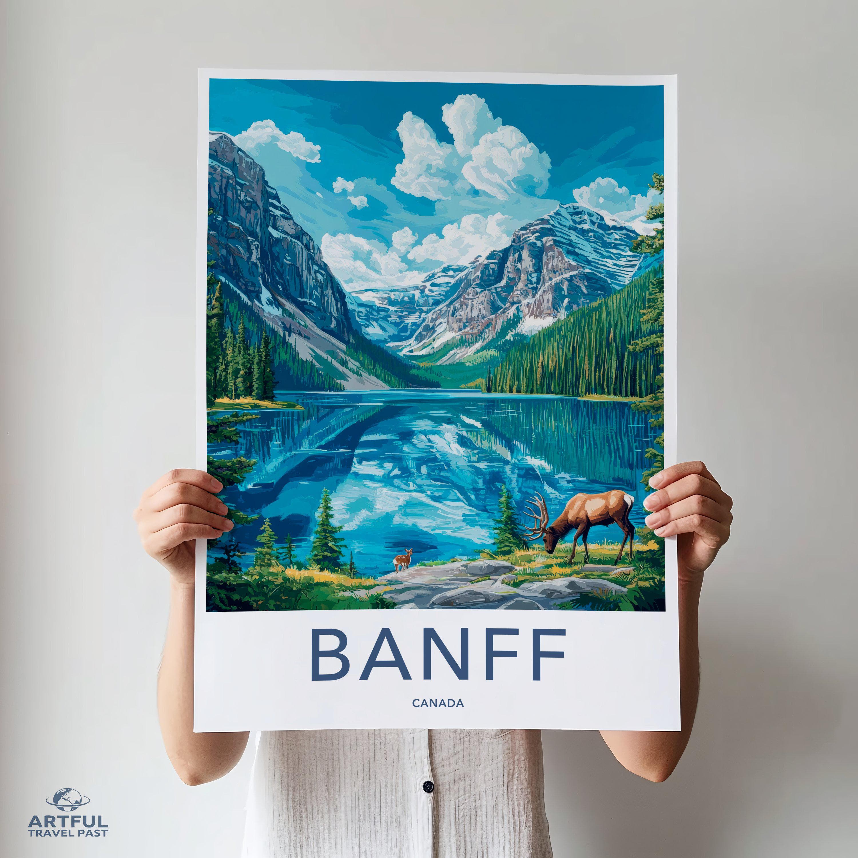 Banff National Park Poster | Canada Wall Art