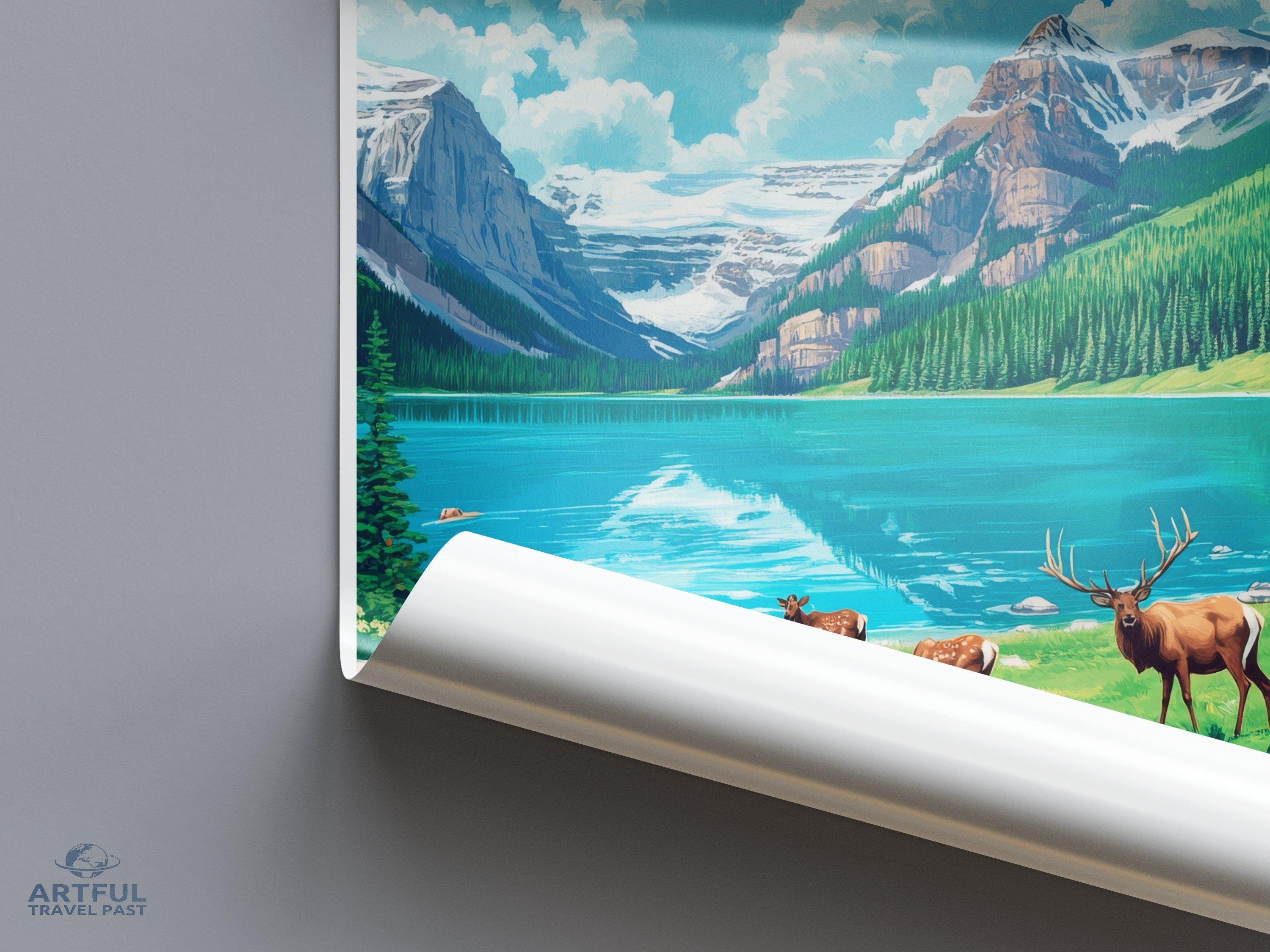 Banff National Park Poster | Canada Wall Art