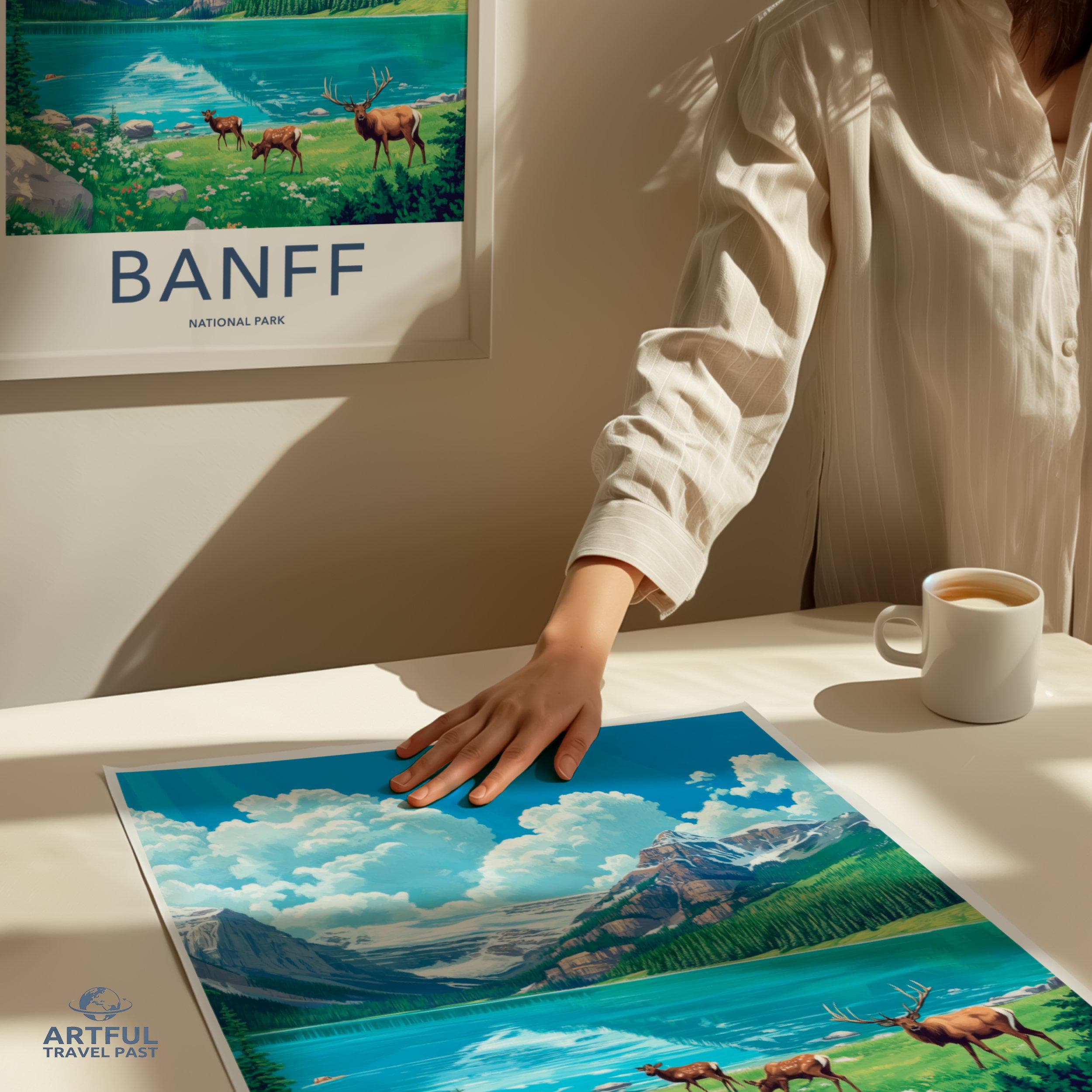 Banff National Park Poster | Canada Wall Art