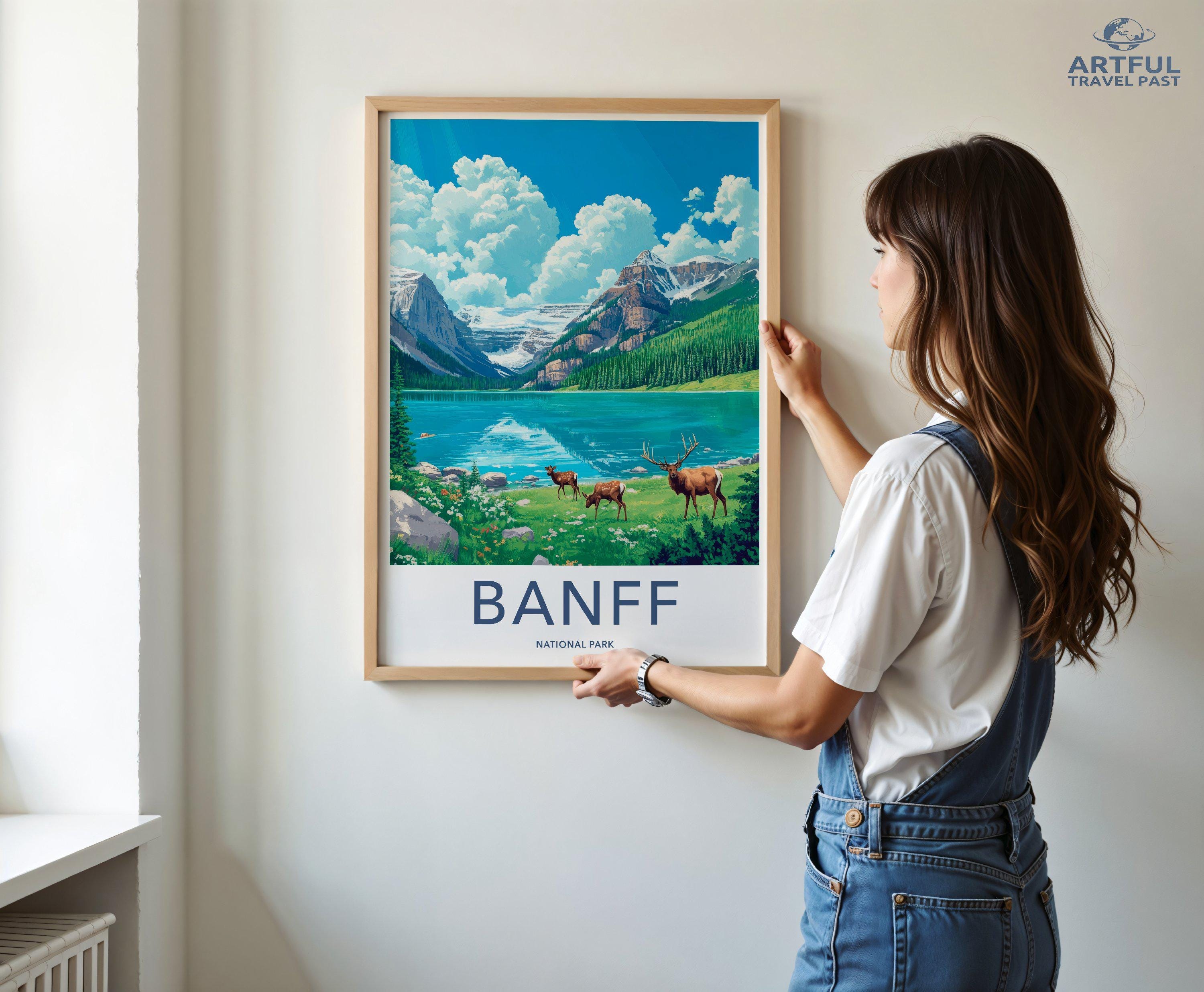 Banff National Park Poster | Canada Wall Art