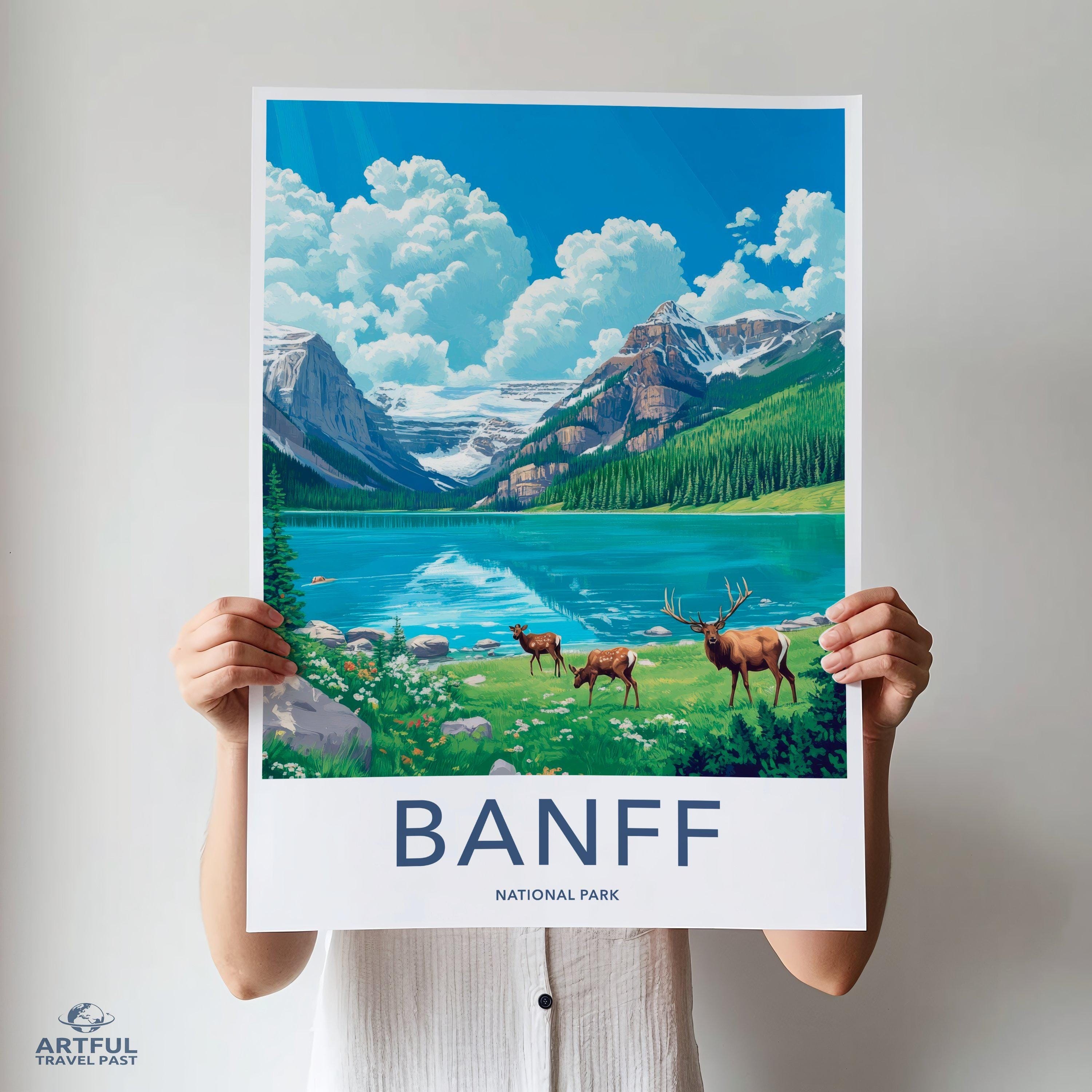 Banff National Park Poster | Canada Wall Art