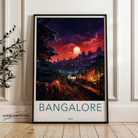 Bangalore Poster - Karnataka Wall Art