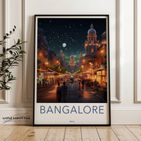 Bangalore Poster | Karnataka Wall Art | India Decor