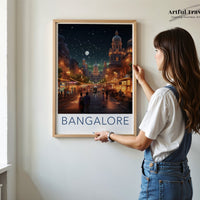 Bangalore Poster | Karnataka Wall Art | India Decor