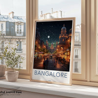 Bangalore Poster | Karnataka Wall Art | India Decor