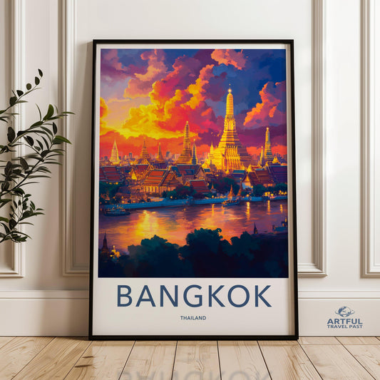Bangkok Poster - Thailand Wall Art