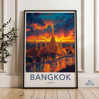 Bangkok Poster - Thailand Wall Art