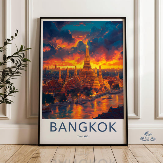 Bangkok Poster - Thailand Wall Art