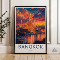 Bangkok Poster - Thailand Wall Art