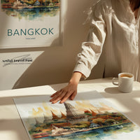 Bangkok Poster | Thailand Wall Art | Asia Decor