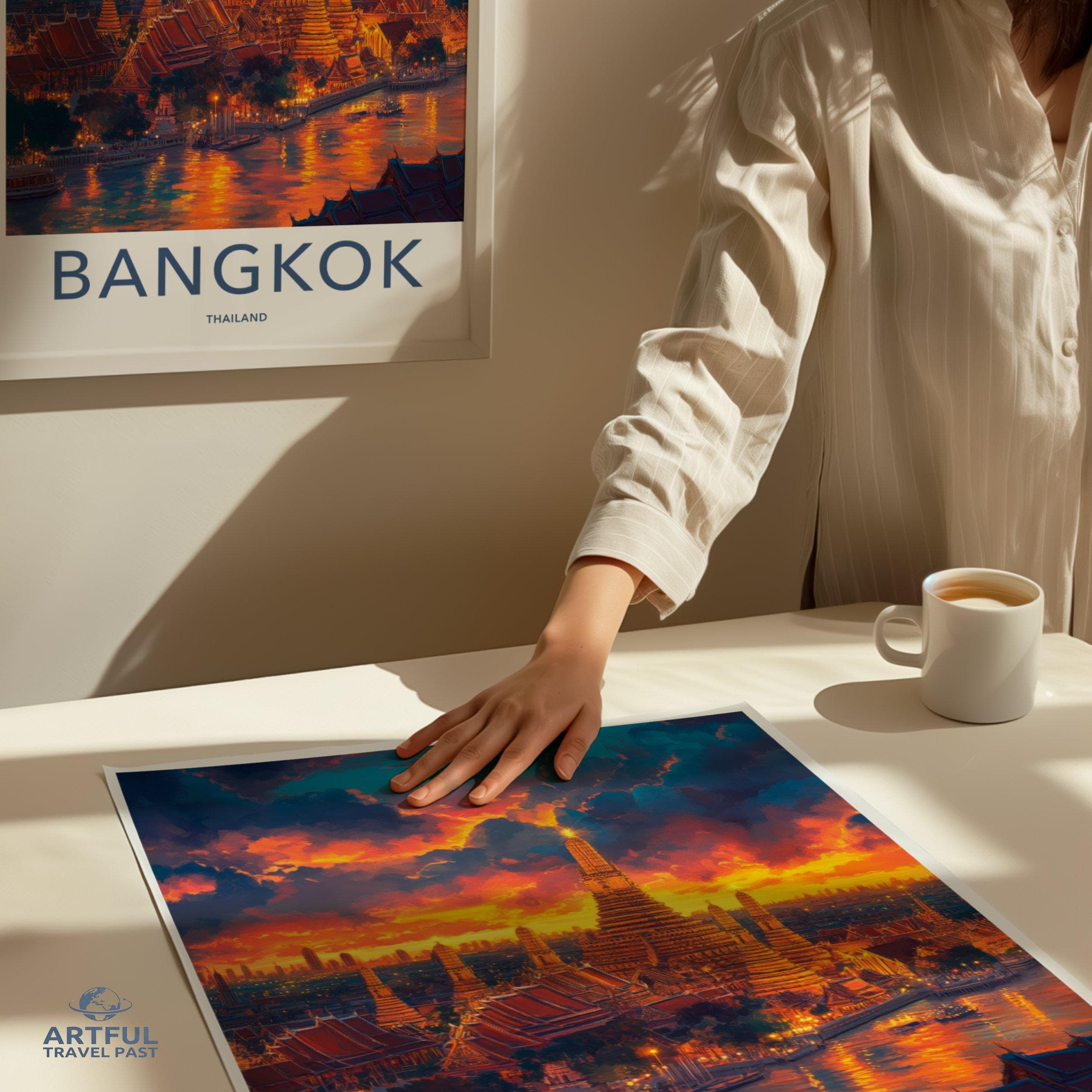 Bangkok Poster | Thailand Wall Art | Asia Decor
