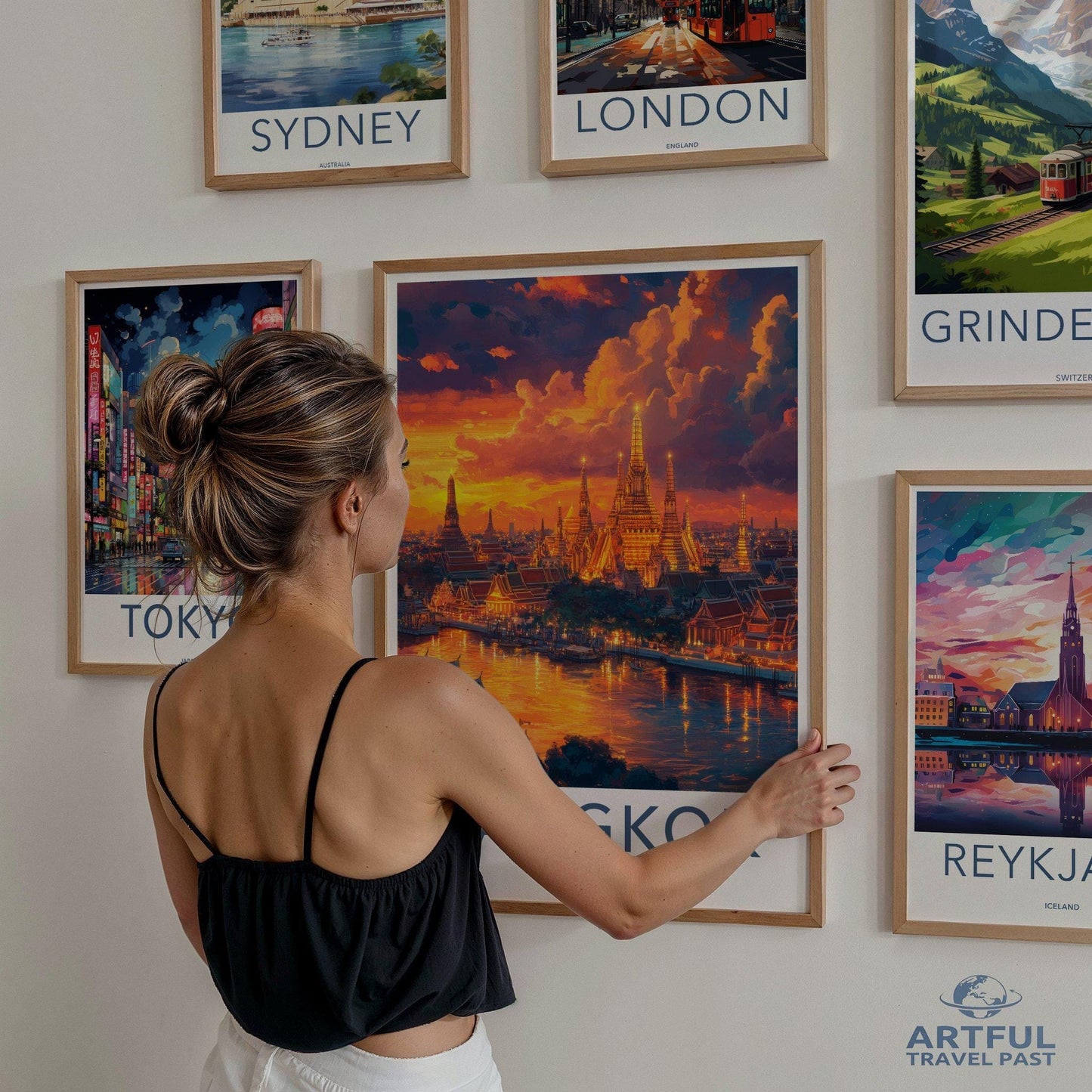 Bangkok Poster | Thailand Wall Art | Asia Decor