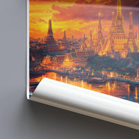 Bangkok Poster | Thailand Wall Art | Asia Decor