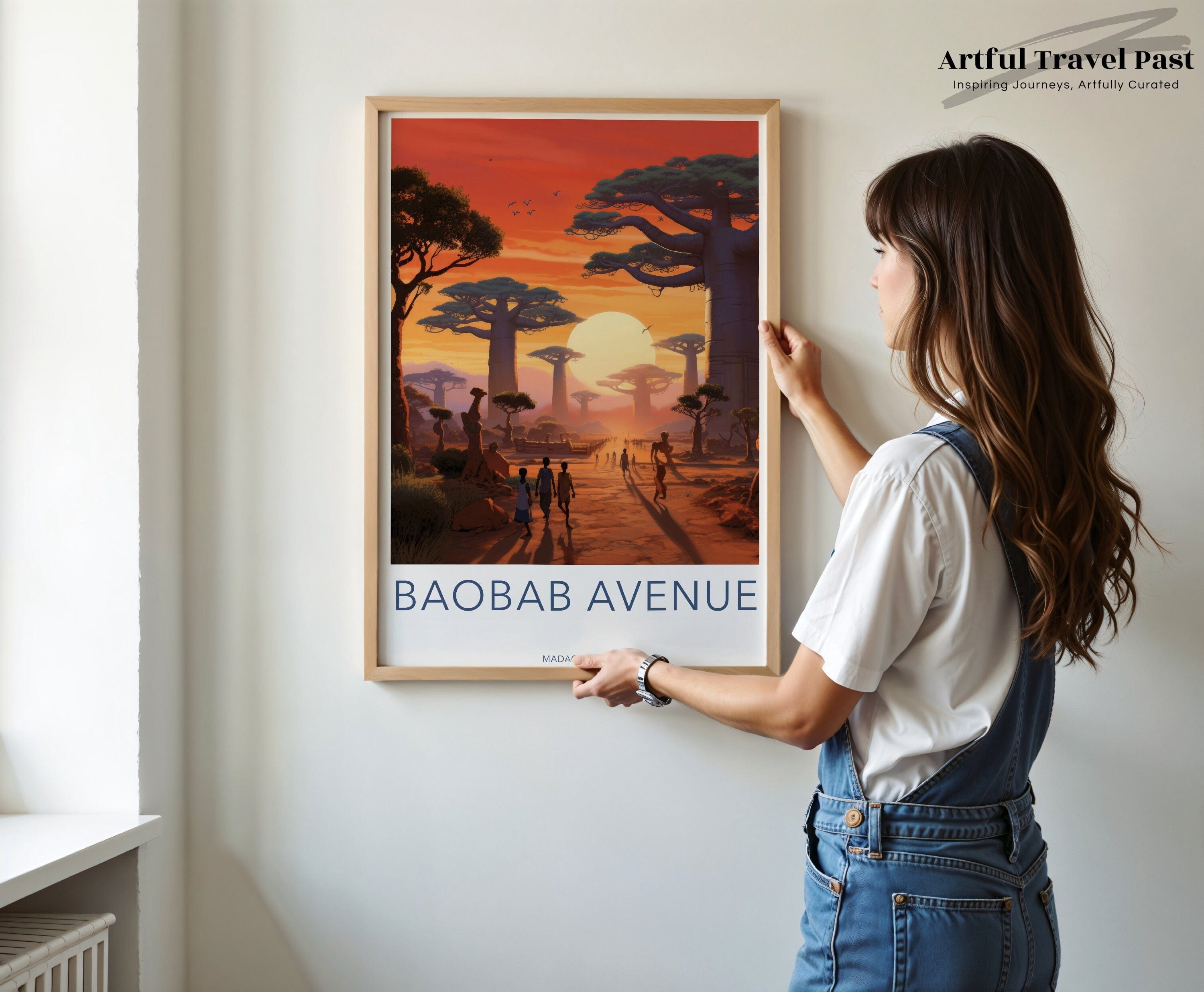 Baobab Avenue Poster | Madagascar Wall Art
