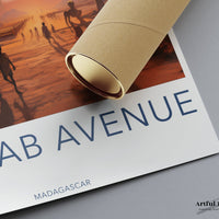 Baobab Avenue Poster | Madagascar Wall Art