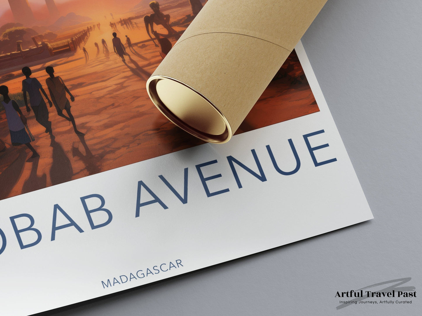 Baobab Avenue Poster | Madagascar Wall Art