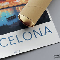 Barcelona Poster | Sagrada Familia | Spain Wall Art
