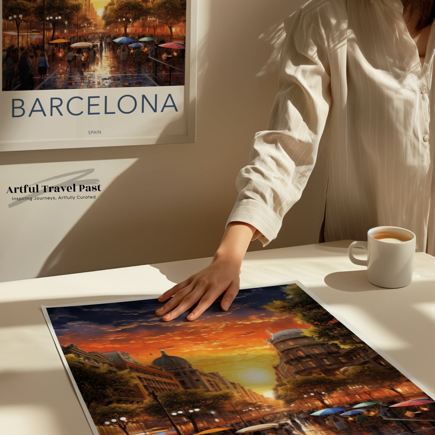 Barcelona Poster | Spain Wall Art | Europe Decor
