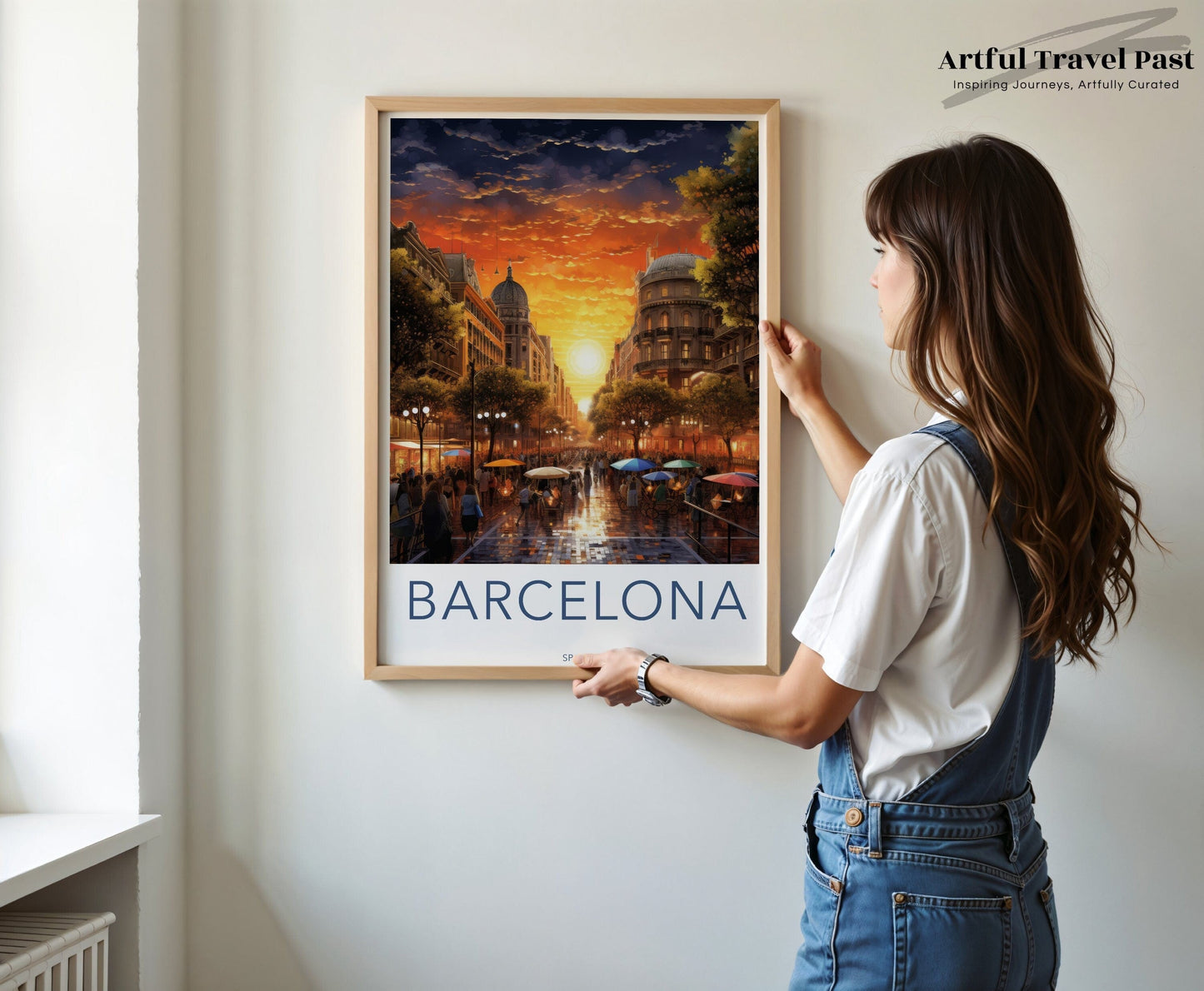Barcelona Poster | Spain Wall Art | Europe Decor