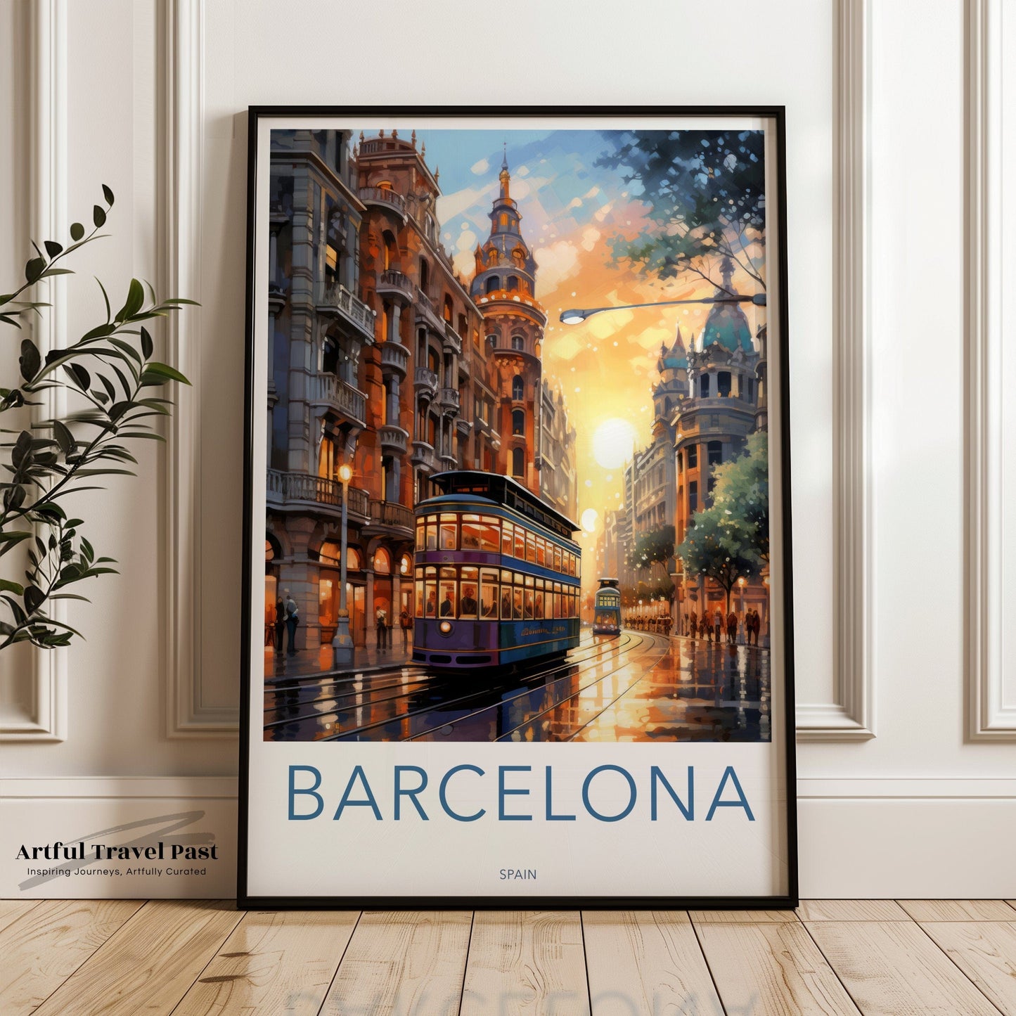 Barcelona Poster | Spain Wall Art | Europe Decor