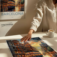 Barcelona Poster | Spain Wall Art | Europe Decor