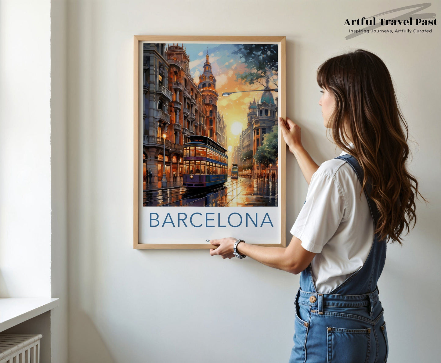 Barcelona Poster | Spain Wall Art | Europe Decor