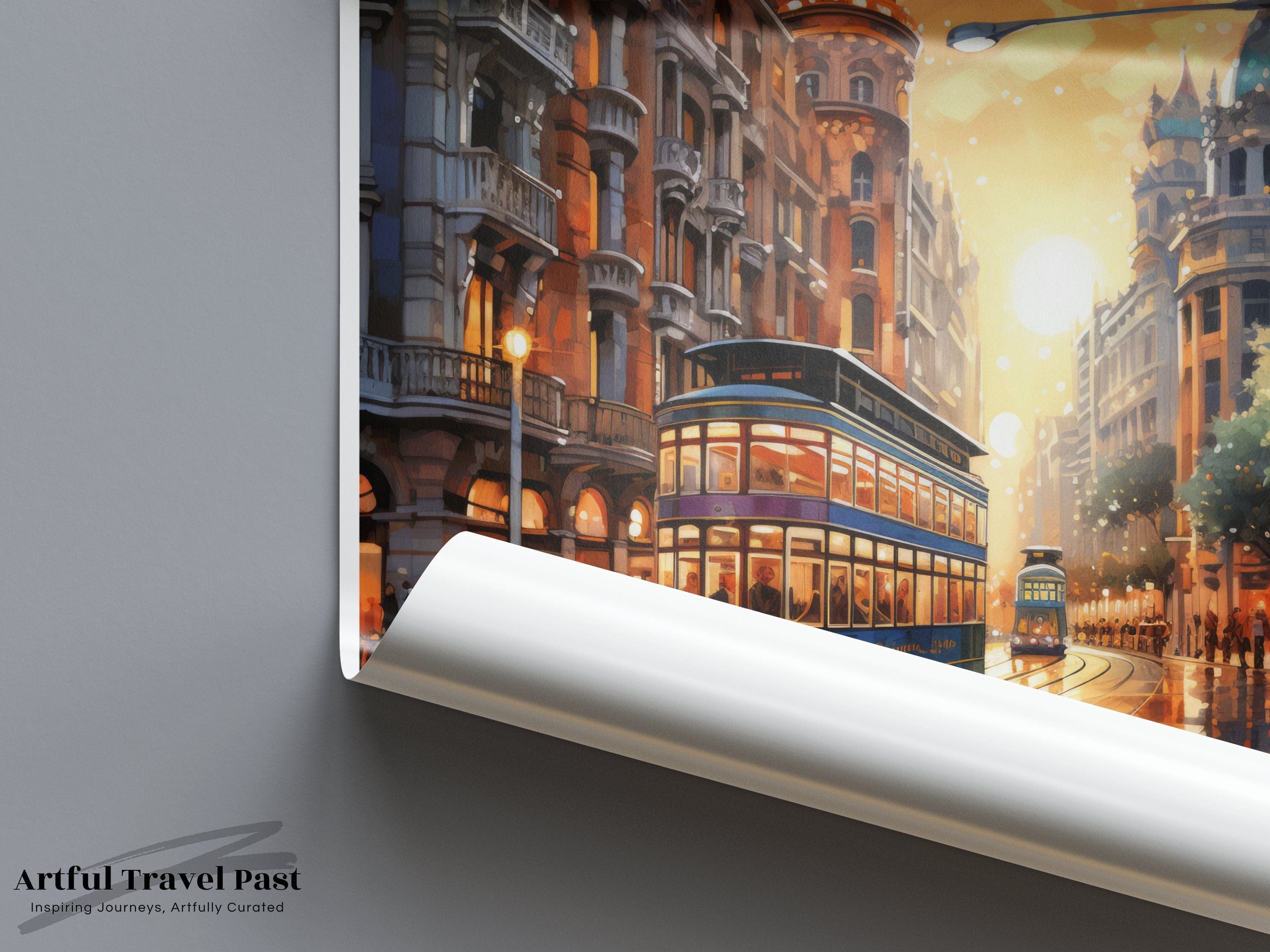 Barcelona Poster | Spain Wall Art | Europe Decor