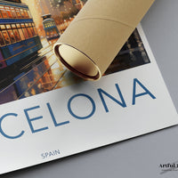 Barcelona Poster | Spain Wall Art | Europe Decor