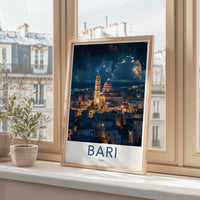 Bari Poster | Italy Wall Art | Europe Decor