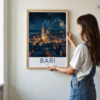 Bari Poster | Italy Wall Art | Europe Decor