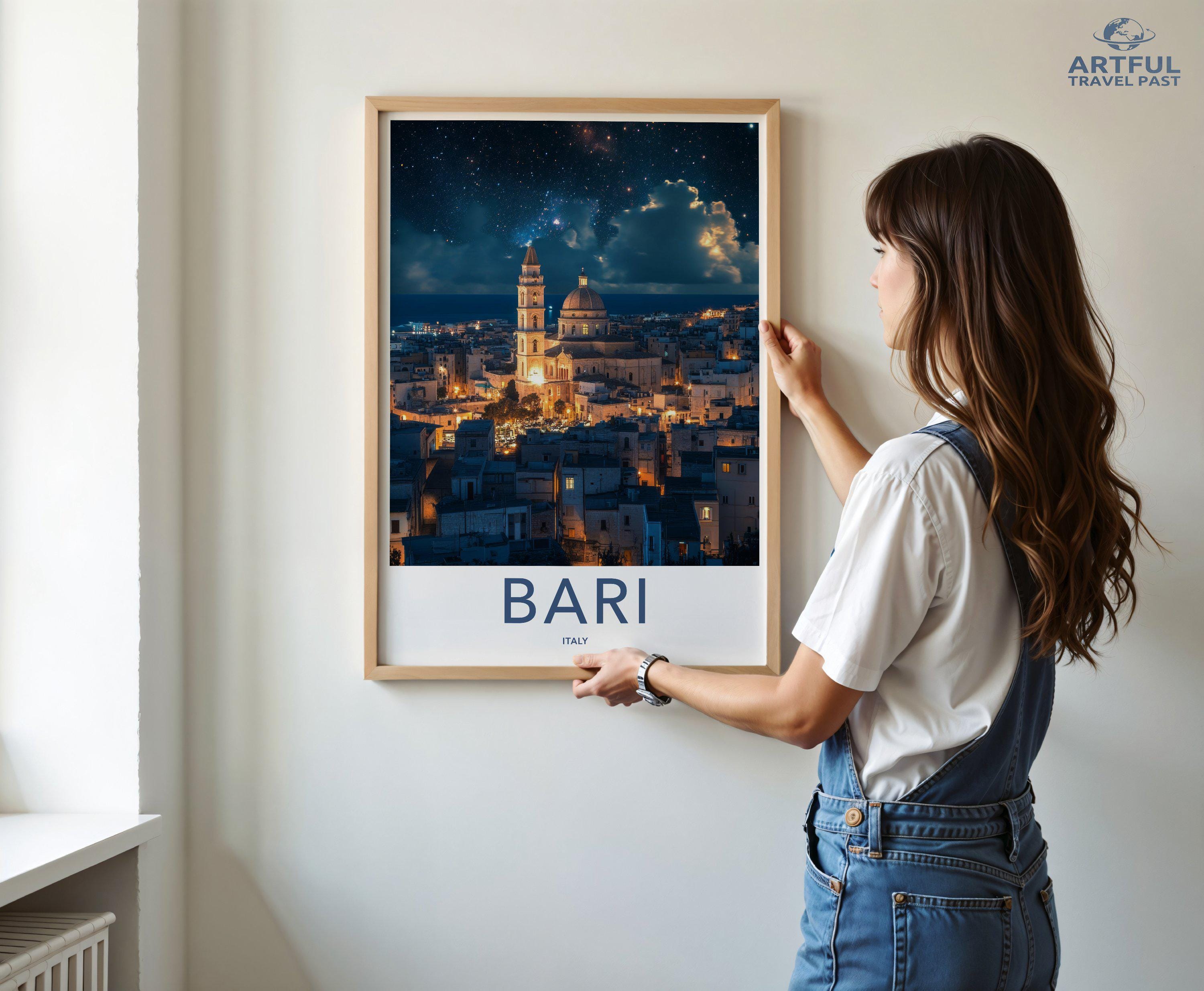 Bari Poster | Italy Wall Art | Europe Decor