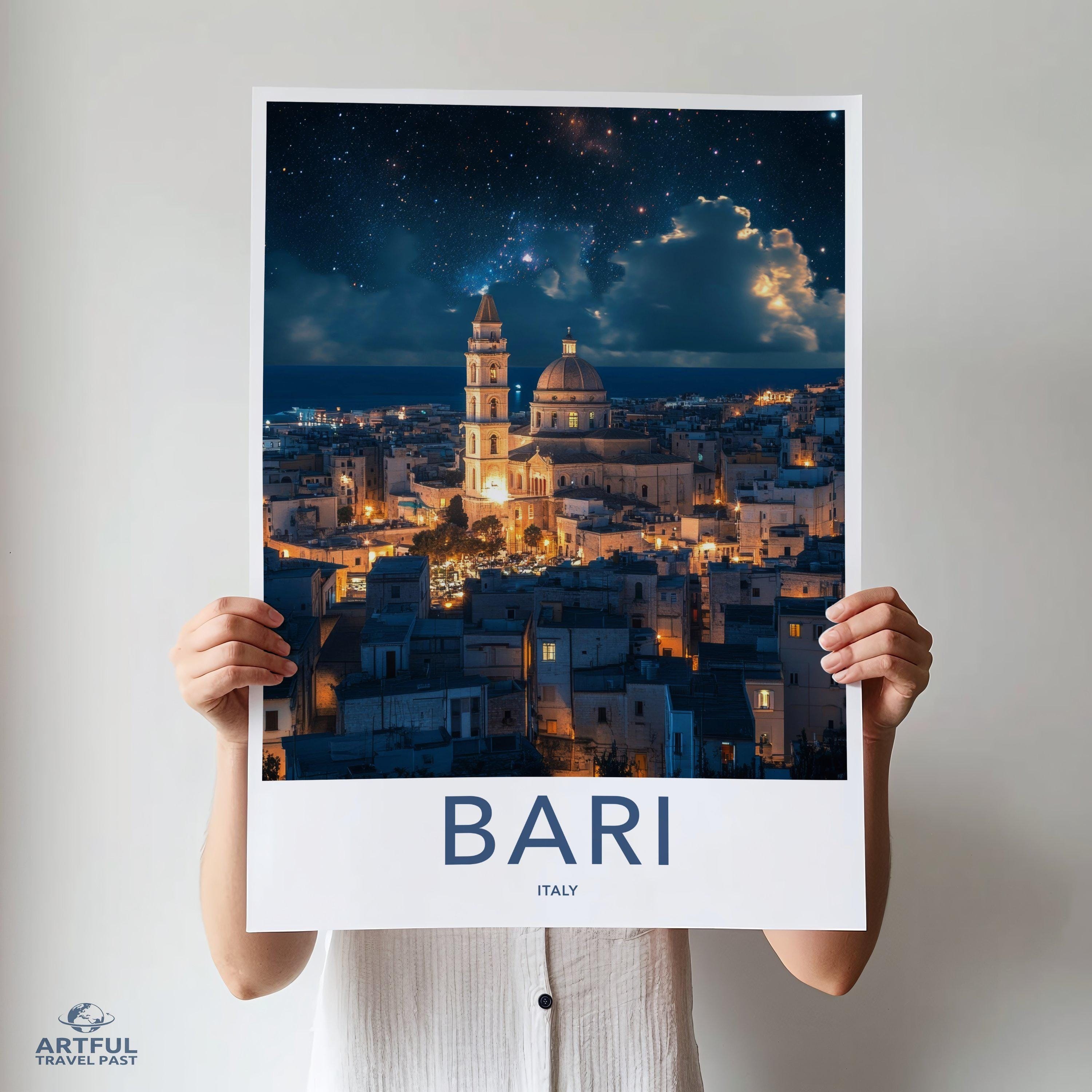 Bari Poster | Italy Wall Art | Europe Decor