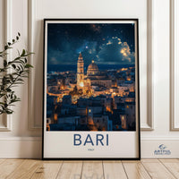Bari Poster | Italy Wall Art | Europe Decor