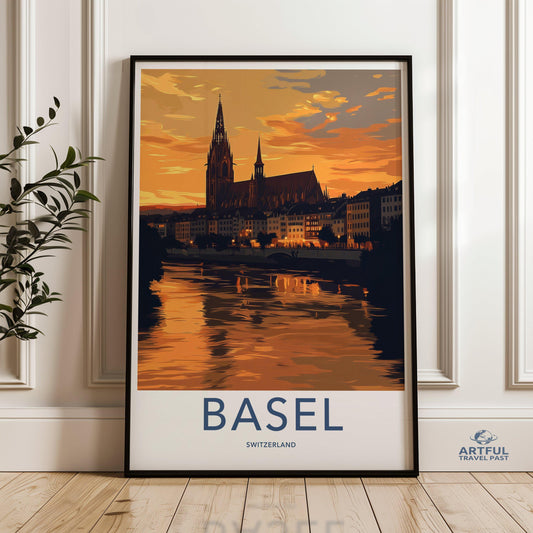 Basel Poster - Switzerland Wall Art