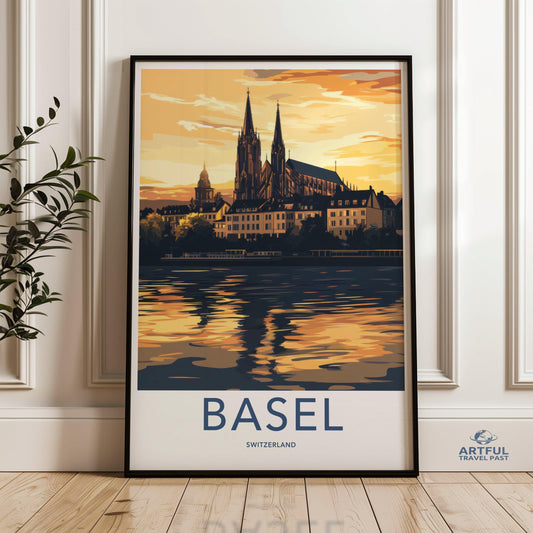 Basel Poster - Switzerland Wall Art