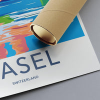 Basel Poster | Switzerland Wall Art | Europe Decor