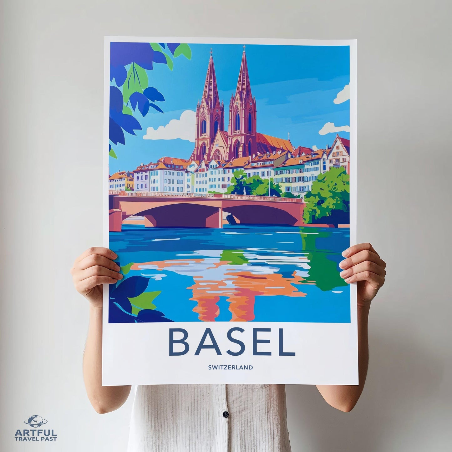 Basel Poster | Switzerland Wall Art | Europe Decor
